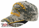 NEW! US ARMY INFANTRY SIDE LINE BALL CAP HAT CAMO