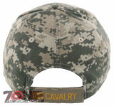 NEW! US ARMY AIR CAVALRY SIDE LINE BALL CAP HAT ACU CAMO