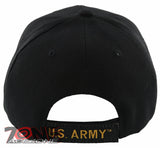 NEW! US ARMY STRONG SINCE 1775 BALL CAP HAT BLACK