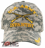NEW! US ARMY INFANTRY BALL CAP HAT CAMO
