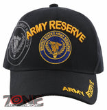 NEW! US ARMY RESERVE SHADOW BALL CAP HAT BLACK