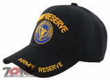 NEW! US ARMY RESERVE SHADOW BALL CAP HAT BLACK