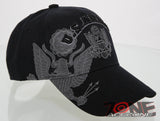 NEW! US ARMY STRONG BIG EAGLE CAP HAT BLACK