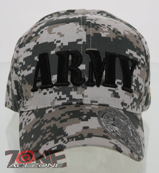NEW! US ARMY STRONG SIDE ARMY LOGO CAP HAT ALL CAMO