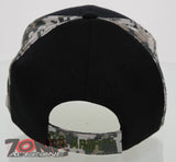 NEW! US ARMY STRONG SIDE ARMY LOGO CAP HAT BLACK CAMO