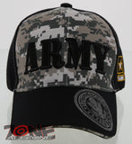 NEW! US ARMY STRONG SIDE ARMY LOGO CAP HAT CAMO BLACK