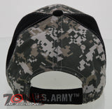 NEW! US ARMY STRONG SIDE ARMY LOGO CAP HAT CAMO BLACK