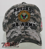 NEW! US ARMY STRONG RETIRED SIDE US FLAG CAP HAT CAMO