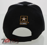 NEW! US ARMY STRONG STAR SIDE CAMO CAP HAT BLACK