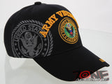 NEW! US ARMY STRONG ARMY VETERAN CAP HAT BLACK