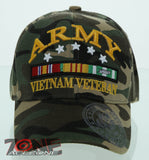 NEW! US ARMY STRONG SHADOW VIETNAM VETERAN CAP HAT CAMO