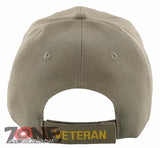 NEW! US ARMY STRONG SHADOW VIETNAM VETERAN CAP HAT TAN