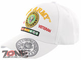 NEW! US ARMY STRONG SHADOW VIETNAM VETERAN RIBBON BAR CAP HAT WHITE