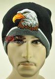 NEW BIG EAGLE BEANIE KNIT CAP SKULL WN GRAY