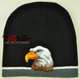 NEW BIG EAGLE BEANIE KNIT CAP SKULL WN GRAY