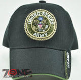 NEW! ROUND GLITTER US ARMY CAP HAT USAF BLACK
