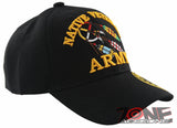 NEW! US ARMY NATIVE VETERAN AMERICAN ROUND CAP HAT BLACK