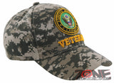 NEW! US ARMY VETERAN ROUND SHADOW BALL CAP HAT ACU CAMO