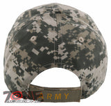 NEW! US ARMY VETERAN ROUND SHADOW BALL CAP HAT ACU CAMO