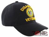 NEW! US ARMY DISABLED VETERAN ROUND SHADOW BALL CAP HAT BLACK