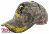 NEW! US ARMY STAR VETERAN LEAF SHADOW CAP HAT CAMO