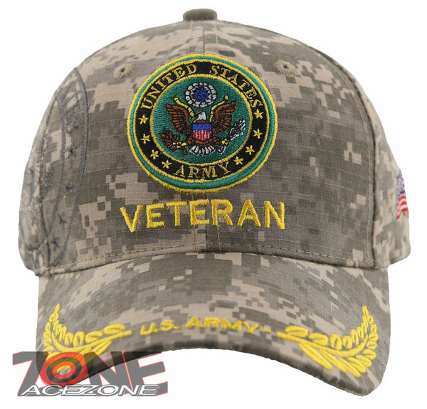 NEW! US ARMY ROUND VETERAN LEAF SHADOW CAP HAT CAMO