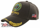 NEW! US ARMY ROUND RETIRED LEAF SHADOW CAP HAT OLIVE