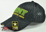 NEW! US ARMY STAR ARMY CAP HAT MESH N2 BLACK