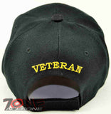NEW! US ARMY VETERAN ARMY CAP HAT N1 BLACK