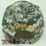 NEW! US ARMY VETERAN ARMY CAP HAT N1 D CAMO
