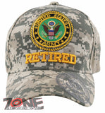 NEW! US ARMY RETIRED SIDE SHADOW CAP HAT CAMO