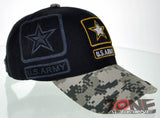 NEW! US ARMY STRONG NW1 CAP HAT DIGITAL CAMO BLACK