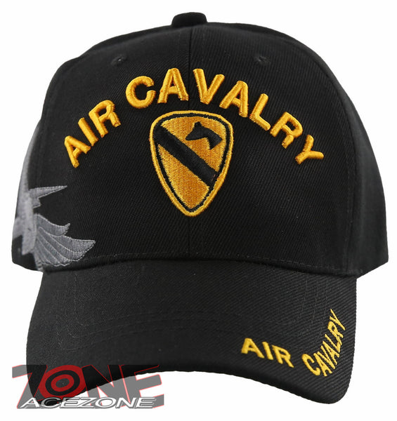 NEW! US ARMY 1ST AIR CAVALRY AIR WING CAP HAT BLACK