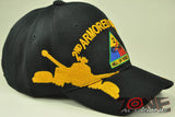 NEW! US ARMY 2ND ARMORED DIVISION HELL ON WHEELS CAP HAT BLACK