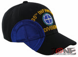 NEW! US ARMY 35TH INF DIV INFANTRY DIVISION BALL CAP HAT BLACK