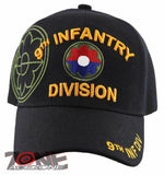 NEW! US ARMY 9TH INFANTRY DIVISION CAP HAT BLACK