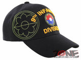 NEW! US ARMY 9TH INFANTRY DIVISION CAP HAT BLACK