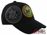 NEW! US ARMY SHADOW ROUND CAP HAT BLACK