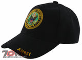 NEW! US ARMY SHADOW ROUND CAP HAT BLACK