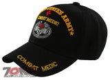 NEW! UNITED STATES ARMY COMBAT MEDIC US ARMY CAP HAT BLACK
