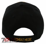 NEW! UNITED STATES ARMY COMBAT MEDIC US ARMY CAP HAT BLACK