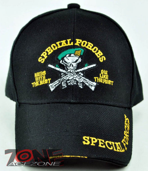 NEW! US ARMY SPECIAL FORCES S1 CAP HAT BLACK