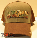 WHOLESALE NEW! US ARMY CAP HAT TWO TONE OLIVE