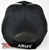 NEW! SIDE DIGITAL CAMO ROUND US ARMY CAP HAT BLACK