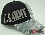 NEW! DIGITAL CAMO US ARMY CAP HAT BLACK N1