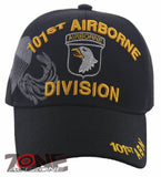 NEW! US ARMY 101ST ABN AIRBORNE DIVISION EAGLES CAP HAT BLACK