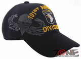 NEW! US ARMY 101ST ABN AIRBORNE DIVISION EAGLES CAP HAT BLACK