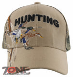 NEW! DUCK OUTDOOR HUNTING HUNTER SIDE HUNT BALL CAP HAT TAN