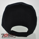 NEW! US ARMY AIR BORNE SIDE FLAG ARMY CAP HAT BLACK