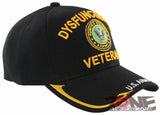 NEW! US ARMY DYSFUNCTIONAL BIG ROUND SIDE LINE CAP HAT BLACK